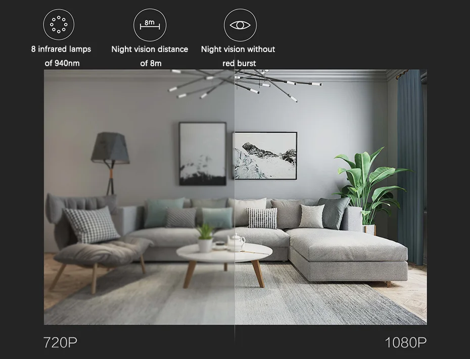 1080 P, Xiaomi Aqara, умная камера G2, шлюз, версия Zigbee, связь, IP, Wi-Fi, беспроводная, облачная, домашняя, безопасность, смарт-устройство
