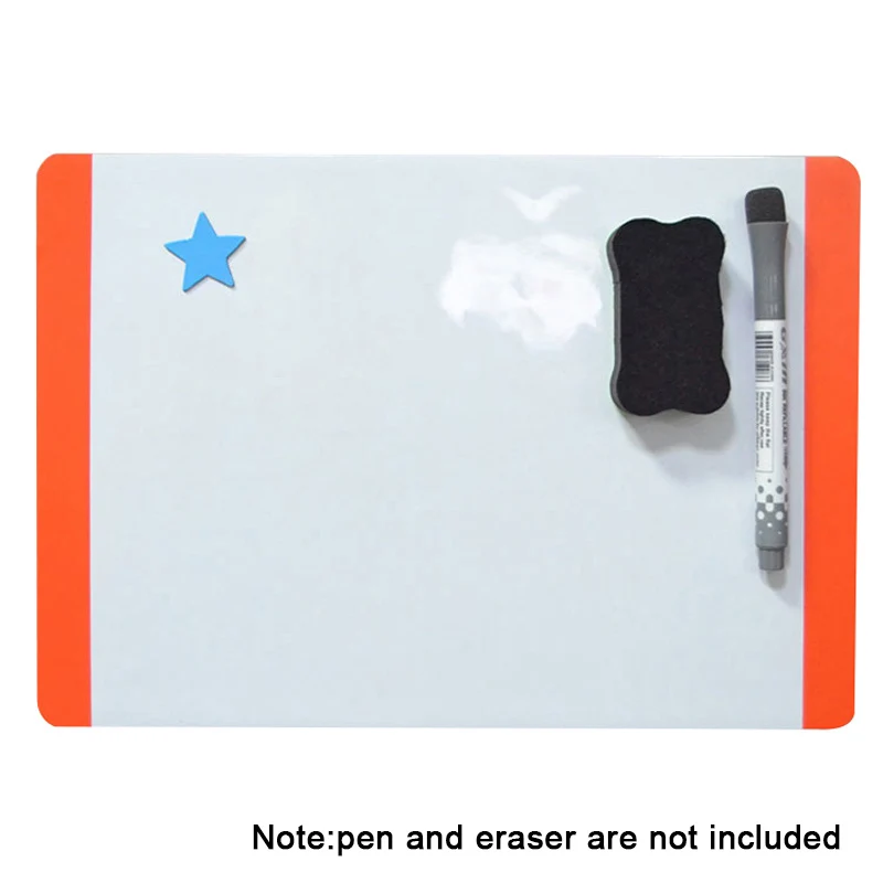 

High Quality Magnetic Board Whiteboard A4 21x30cm PVC Gift For Drawing Message Fridge Refrigerator VE