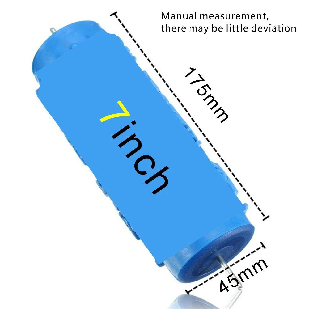 Инструменты аксессуары 7 дюймов 3D резиновые стены краска ing ролик, синяя краска ролик украшение стены без ручки захват