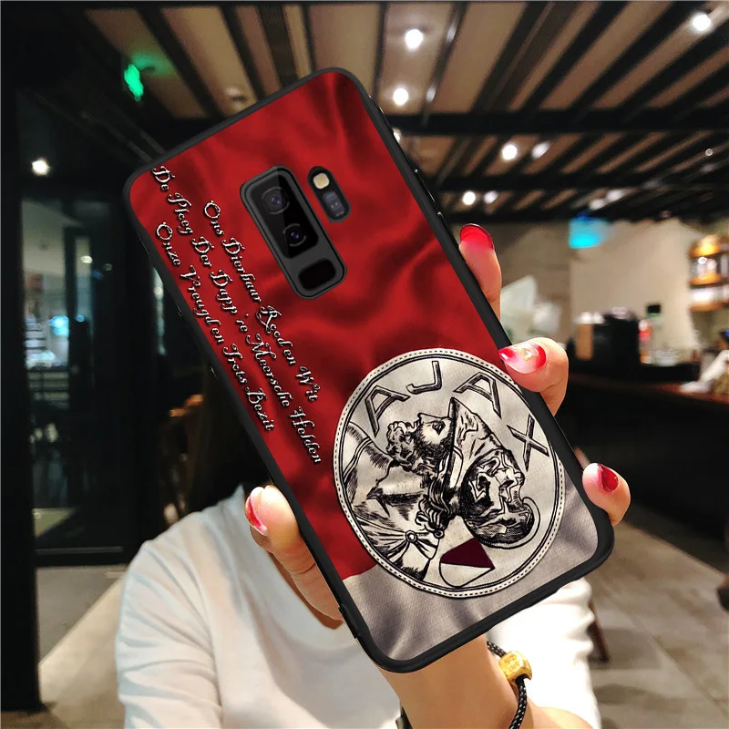 Yinuoda чехол для телефона Ajax samsung Galaxy S10 S9 8 Plus S6 S7 Edge силиконовый Team Черный Мягкий
