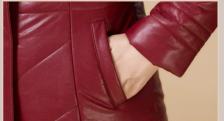 Women Winter Long Jackets Coats Padded Thick Coat Hooded Faux Fur Collar Jackets Women Plus Size 6XL Leather Jacket And Coat CH753 (7)