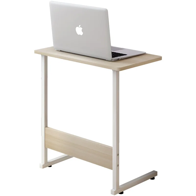 

24 inches Multi-use Lazy Storage Table Study Durable Wooden Laptop Stand Portable Anti-slip Standing Bedside Computer Desk