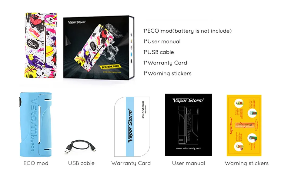Vapor Storm ECO 90W Box MOD