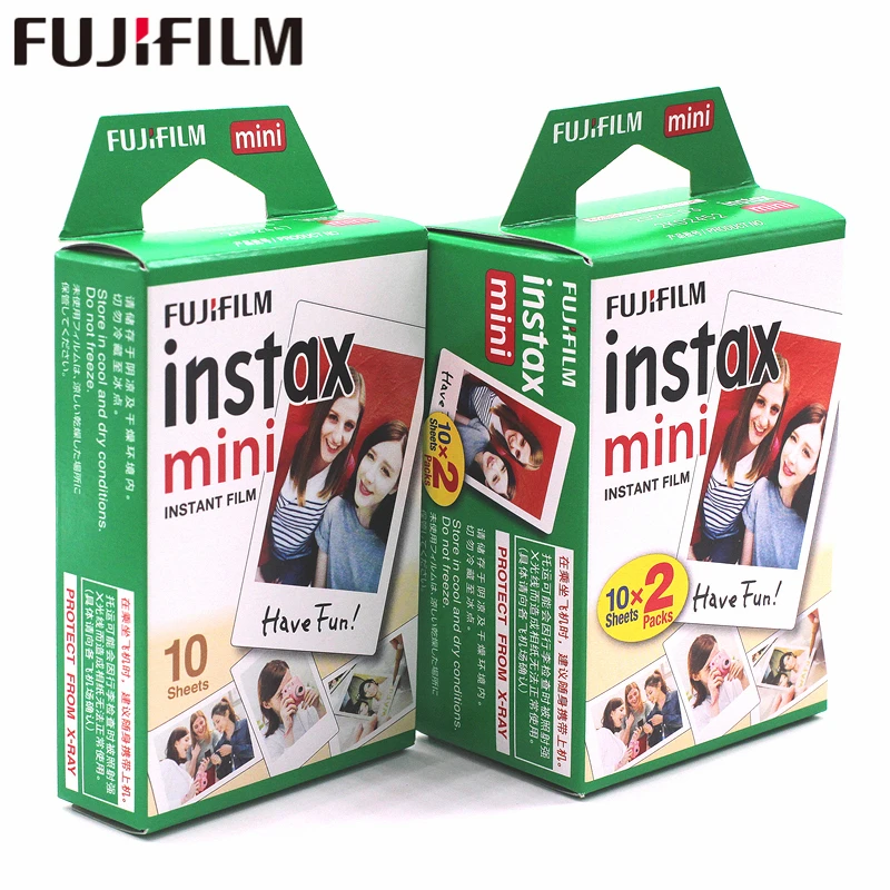 Filme para Instax Folhas Genuine Fuji Fujifilm Instax Mini Filme 8 30 Câmera Instantânea 7 Borda Branca s 25 50 90 9 Papel Fotográfico
