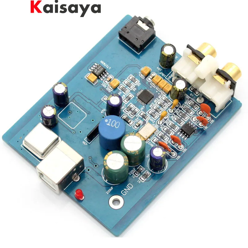 Новинка HIFI ES9018K2M SA9023 USB DAC декодер плата внешняя звуковая карта Поддержка 24Bit 92k для