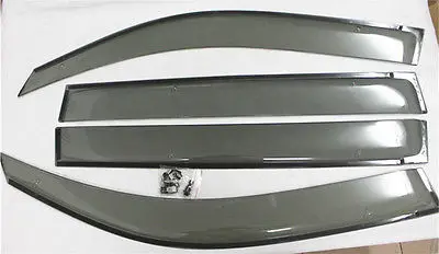 

Window Visor Vent Shades Sun Rain Guard For Toyota Land Cruiser LC200 2008-2014