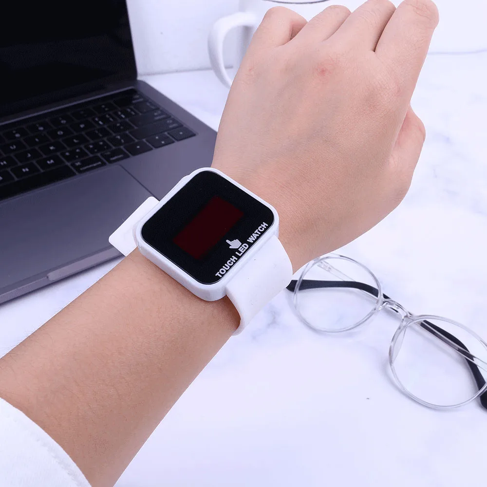Zhou lianfa модные спортивные Брендовые женские цифровые часы с сенсорным экраном силиконовый ремешок Корейская версия электронные наручные часы reloj