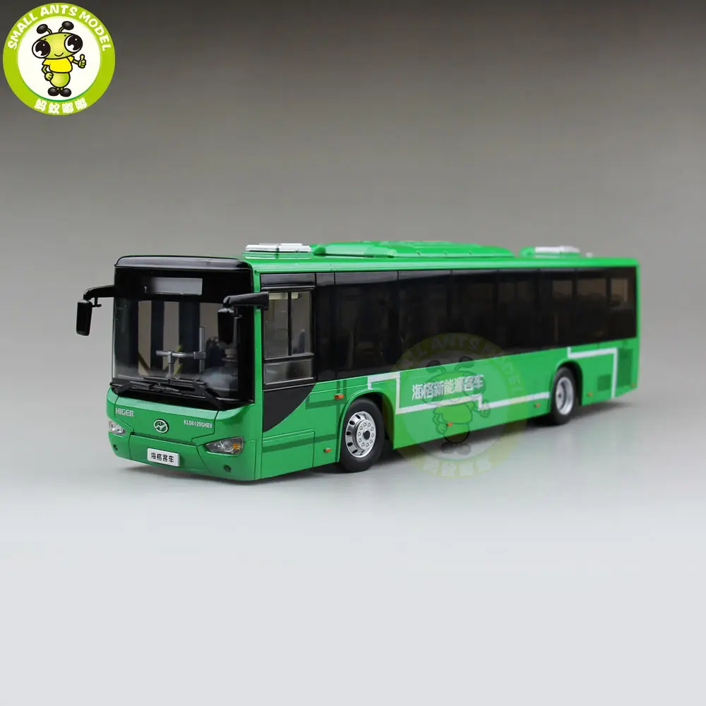 1/42 Китай золотой дракон Higer KLQ6129 городской автобус литой модель игрушки для детей