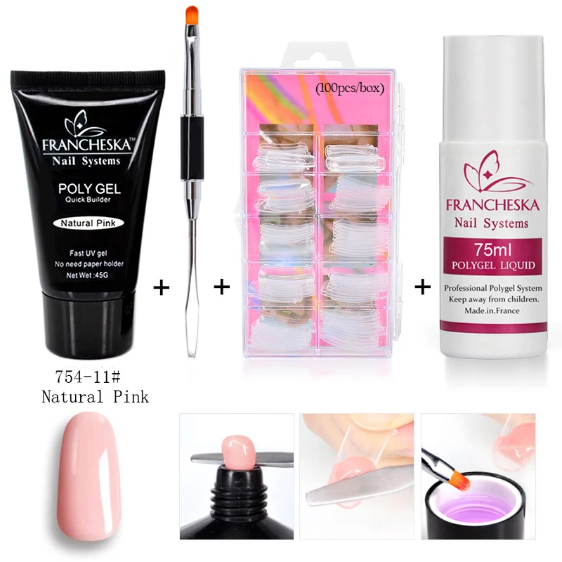 polygel,natural pink 12