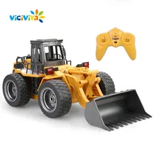 VICIVIYA Functional Front Loader Bulldozer Electric font b RC b font Forklift Truck Construction Tractor Remote