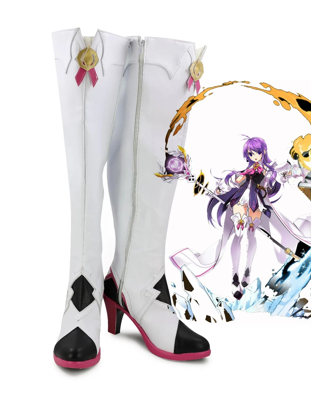 Ботинки ELSWORD love live magic girls UR Sakurauchi Riko lolita punk для косплея | Тематическая одежда и