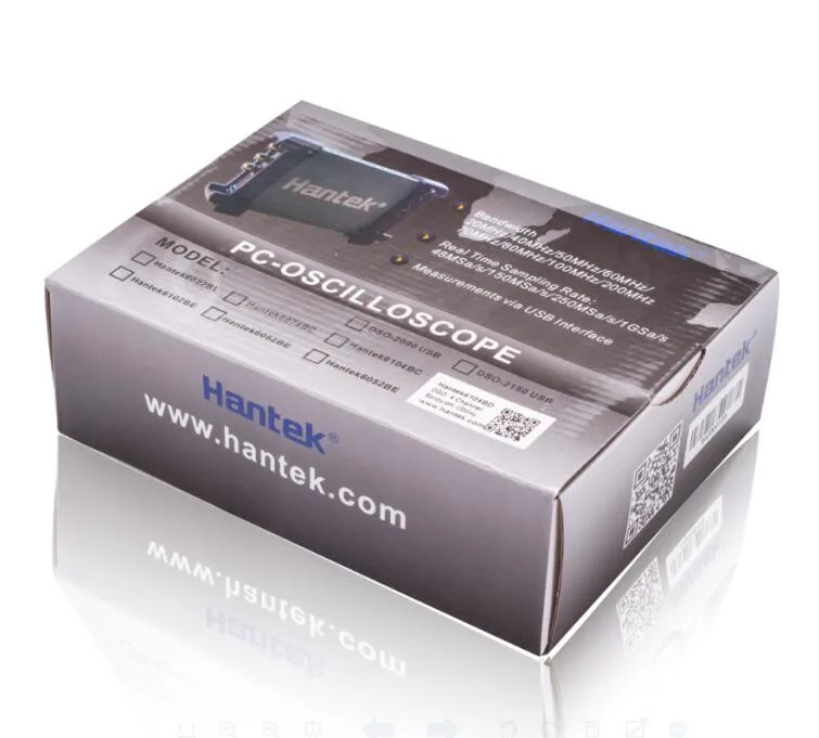 Hantek 6074BC 70 МГц цифровой мультиметр Осциллограф Логический анализатор тестер USB 2 канала Ручной портативный ПК на основе хранения