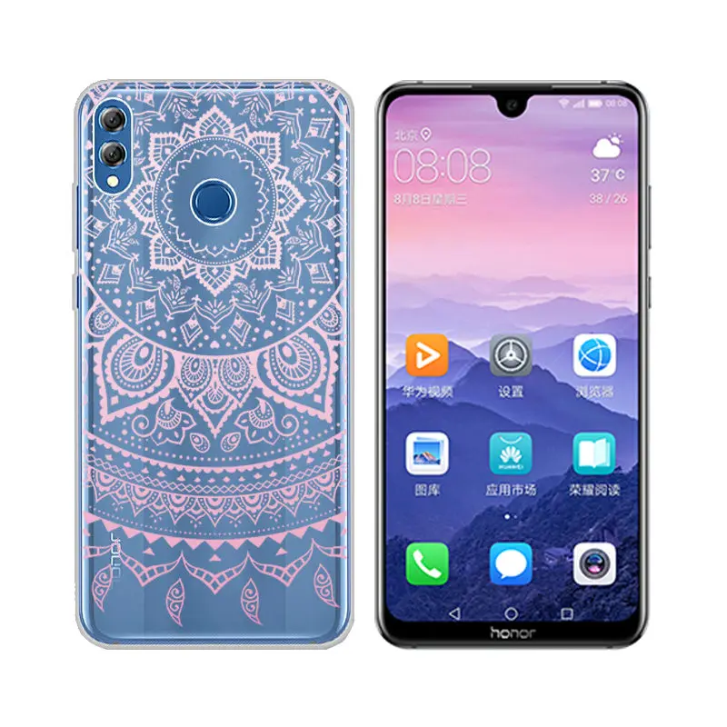 Arvin Silicone Fundas for Huawei Honor 8X Soft TPU Case for Huawei Honor 6X 4X 4A 5X V8 8 5C Painted Cover for Honor 8X Max Case (10)