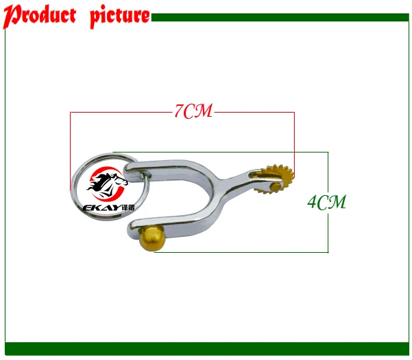 Маленький конский шпорный орнамент, прекрасный подарок. Лошадь продукт, цинк diecaging, хромированный.(K001C