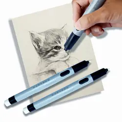 Эскиз Электрический ластик с заправкой профессиональная живопись электронный карандаш резина для детей рисования канцелярские