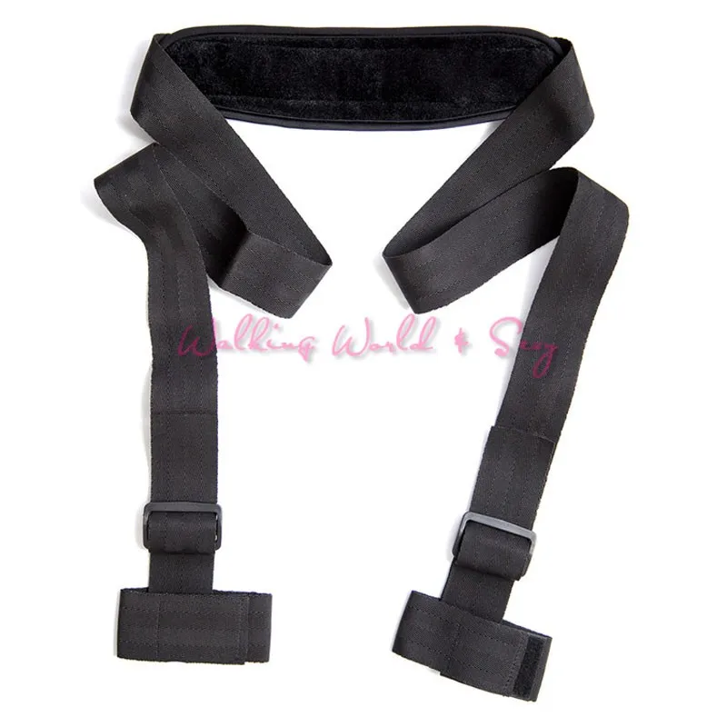 Fantasias Sexuais Sex Bondage Neck Restraints Fetish Ankle Cuffs Plush Bondage Set Open Leg Sexual Position Sex Toys For Couples (2)