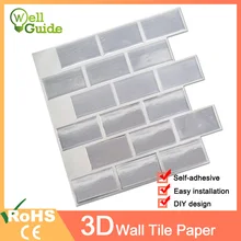 Wall paper 3D Marble Mosaic Peel and Self Wall Stickers Waterproof for DIY Kitchen Bathroom Home Wall Decal Sticker Vinyl 30x30 Wall paper 3D Marble Mosaic Peel and Self Wall Stickers Waterproof for DIY Kitchen Bathroom Home Wall Decal Sticker Vinyl 30x30