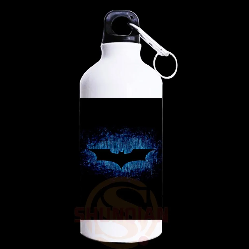 P 20 Batman 7 Custom Design Aluminum Sports Water Bottles White 400ml Travel Mug Two Sides