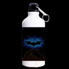 P #20 Batman #7 Custom Design Aluminiumsportflaschen Weiß 400 ml Reisebecher (Zwei Seiten gedruckt) SQ01023 @ H + 20