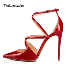 Pointed Toe High Heel Pumps Red Patent Dress Shoes Women Nude Wedding Heels Ladies Stiletto Black Summer Shoes Free Shipping special snake decorated pointed toe high heel pumps for women ladies black red solid shallow shoes high heels female dress shoes