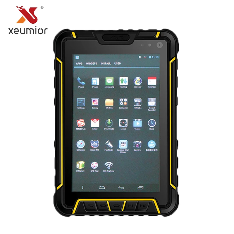 

7'' Android IP67 Waterproof Industrial Tablet with 4G WIFI BT GPS CCD Barcode Scanner LF NFC UHF RFID Reader Fingerprint