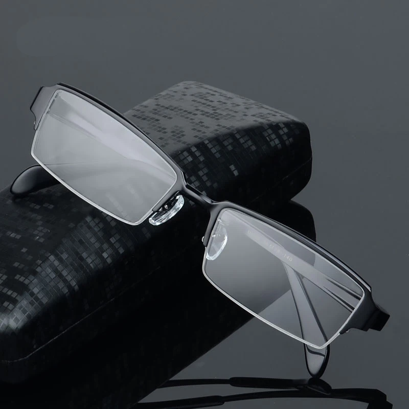 Brillen Titanium Spektakel randlose Business Heißer Xinze Männer Rahmen Brille Halb Myopie Semi Presbyopie Mode RZ5x1I