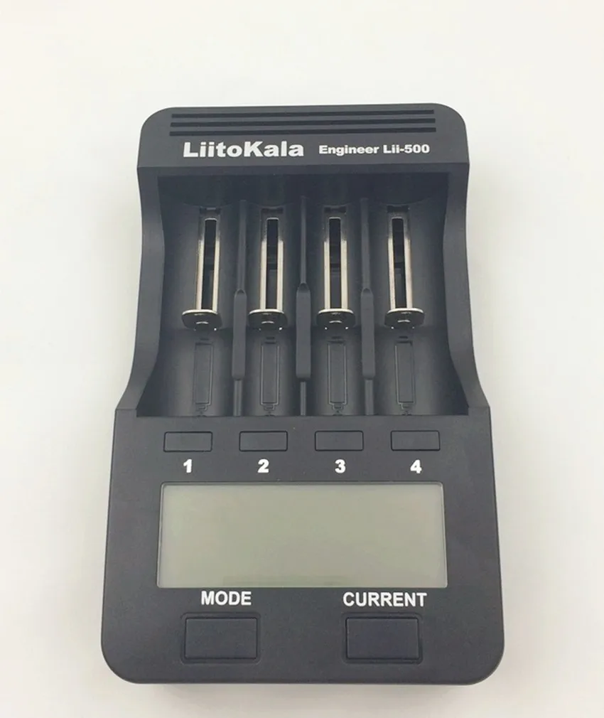 Умное устройство для зарядки никель-металлогидридных аккумуляторов от компании Liitokala lii500 ЖК-дисплей Зарядное устройство для 3,7 в 18650 26650 18500 цилиндрические литиевые аккумуляторы, 1,2 V AA AAA NiMH батарейка Зарядное устройство