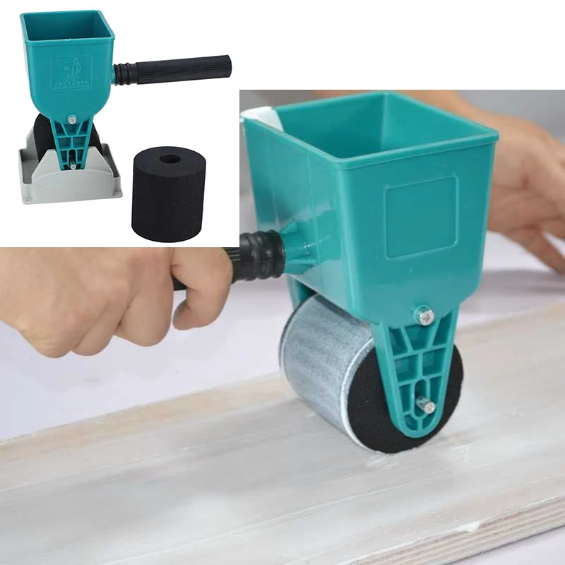 

New Portable Handheld Glue Applicator Roller Manual Gluer For Carpenter Woodworking 3" 6"
