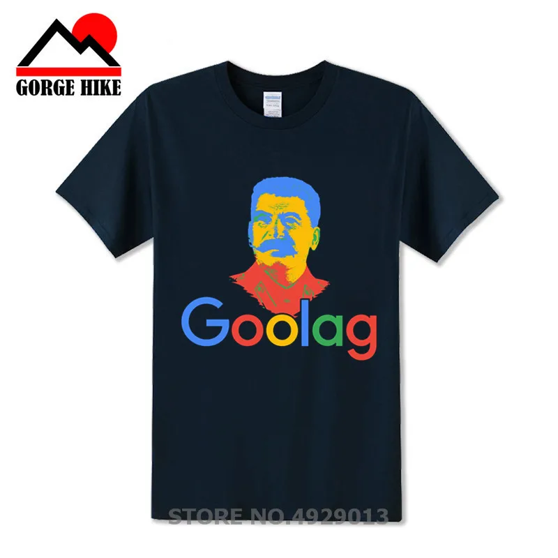 

Men's O-Neck Lenin T Shirt Funny Goolag USSR Stalin Artsy Awesome Artwork Drawing Printed Tee astroworld playeras Short Sleeve