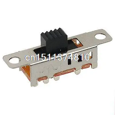 

10 Pcs x DC 50V 0.5A 3 Position 2P3T DP3T Panel Slide Switch 8 Pin PCB SS23E04