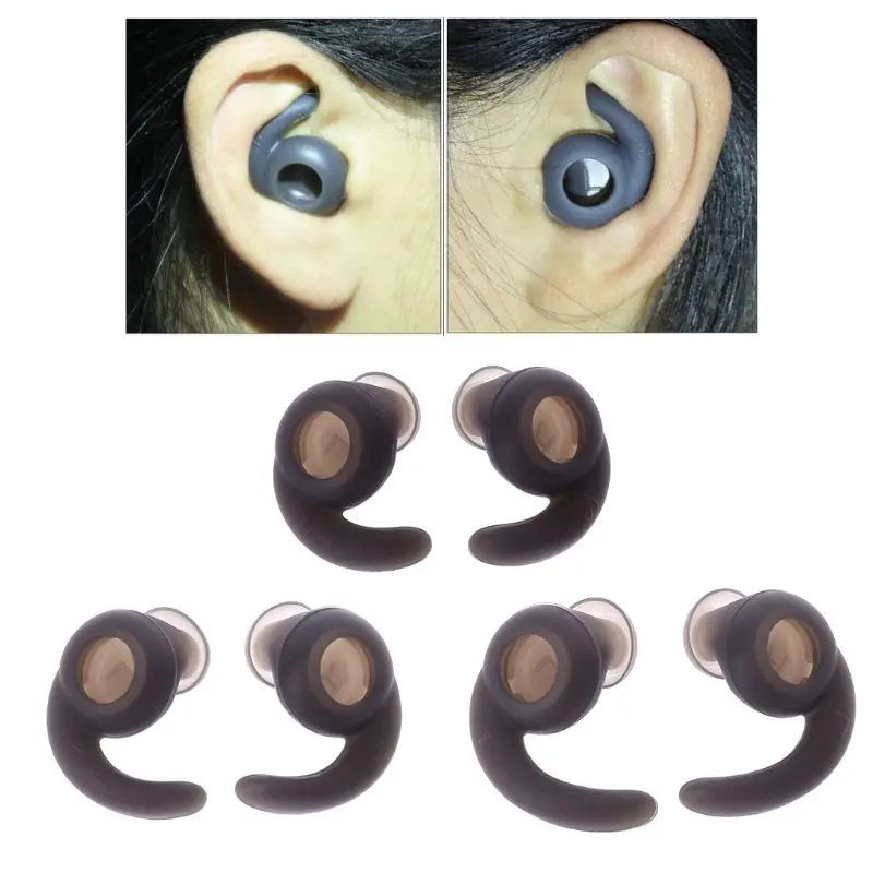 

1 Pair Silicone Earplugs Bluetooth Earphone Cover Anti Slip Anti Lost Ergonomic Design