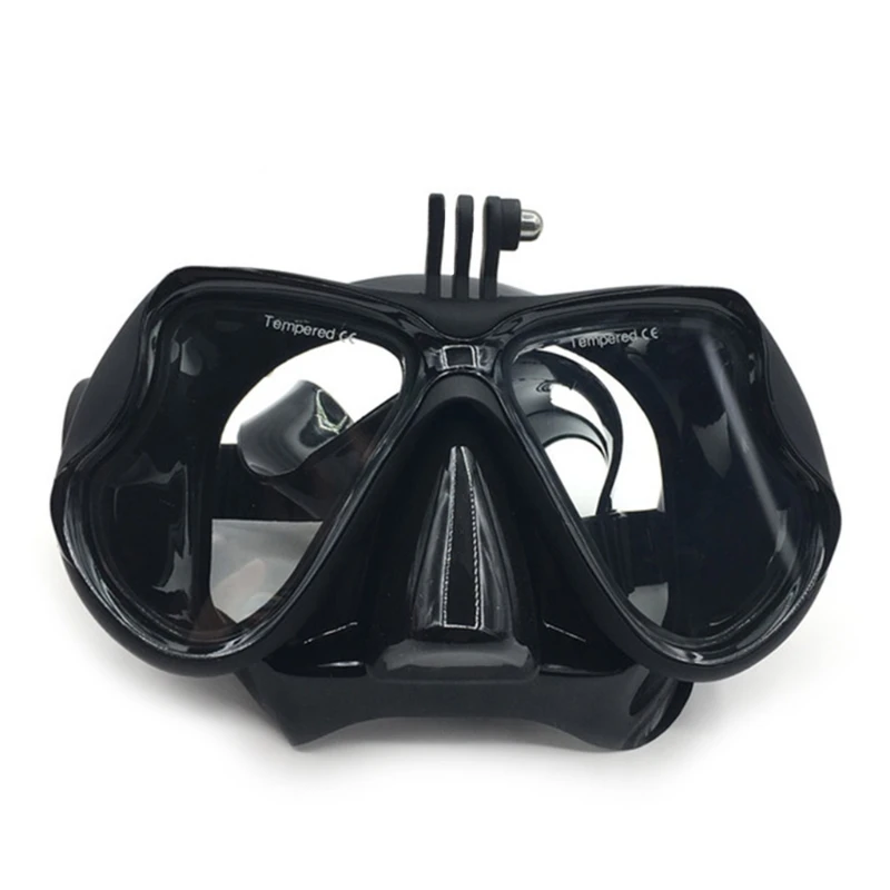 OCDAY Подводная маска для подводного плавания, очки для GoPro Gopro Hero 5/4/3 Камера Подводное загорайте - Цвет: Черный цвет
