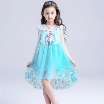 

Baby Girls Dress Anna Elsa Disfraz Princess Sofia Dress Infantil Fever Elza Costume Vestido Rapunzel Jurk Disfraces Clothing
