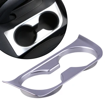 

beler Silver ABS Chrome Plated Water Cup Holder Trim Cover Frame Fit for Hyundai Elantra Avante 2017 2018 Car Styling