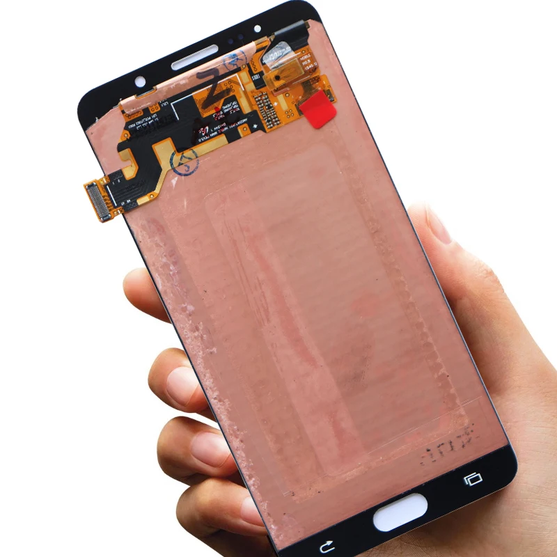 5,7 ''ЖК-дисплей с рамкой для SAMSUNG Galaxy Note 5 N9200 N920T N920A N920I N920G сенсорный экран дигитайзер