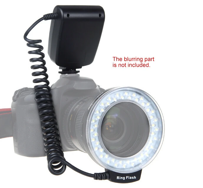RF 550D Macro 48 pieces LED Ring Flash Light for Canon Nikon Pentax