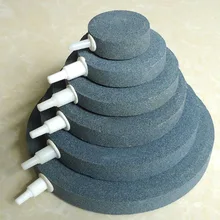 Aérateur de pierre de bulle de 40/50/60/70/80mm pour la pompe de réservoir de poissons d'aquarium
