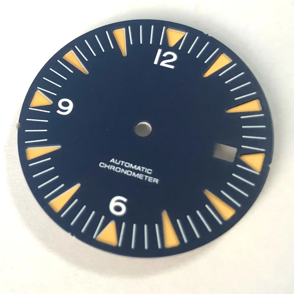 

Sterile Blue watch Dial fit Miyota 8205/8215,Mingzhu DG2813/3804 movement