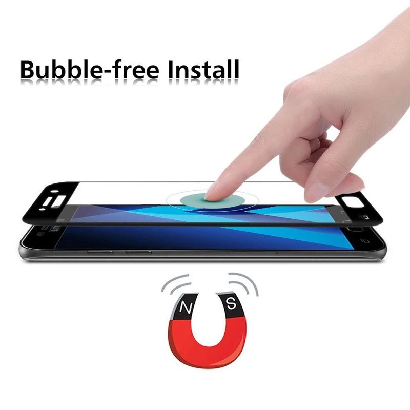 

Full Cover Tempered Glass For Samsung Galaxy A6 2018 A3 A5 A7 A8 Plus 2016 A5 2017 Screen Protector 9H Protective Film
