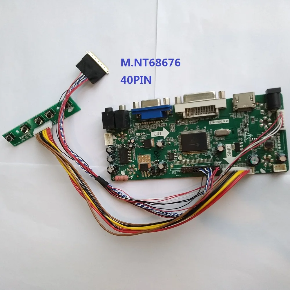 

Kit For LP140WH4-TLN1 LG Display LCD LED 14" Panel Screen DVI Audio DIY 2019 Driver 1366X768 VGA HDMI Controller board