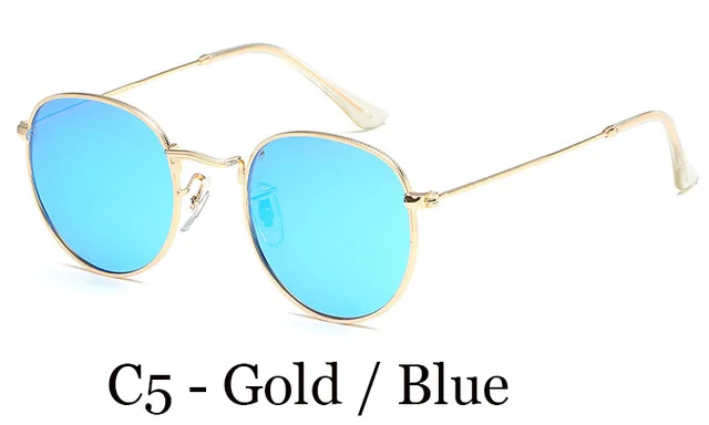 LVVKEE, хит, металлические, Ретро стиль, круглые солнцезащитные очки, для женщин, классический дизайн, HD, поляризационные, солнцезащитные очки для мужчин, для вождения, Oculos De Sol, для женщин - Цвет линз: C5