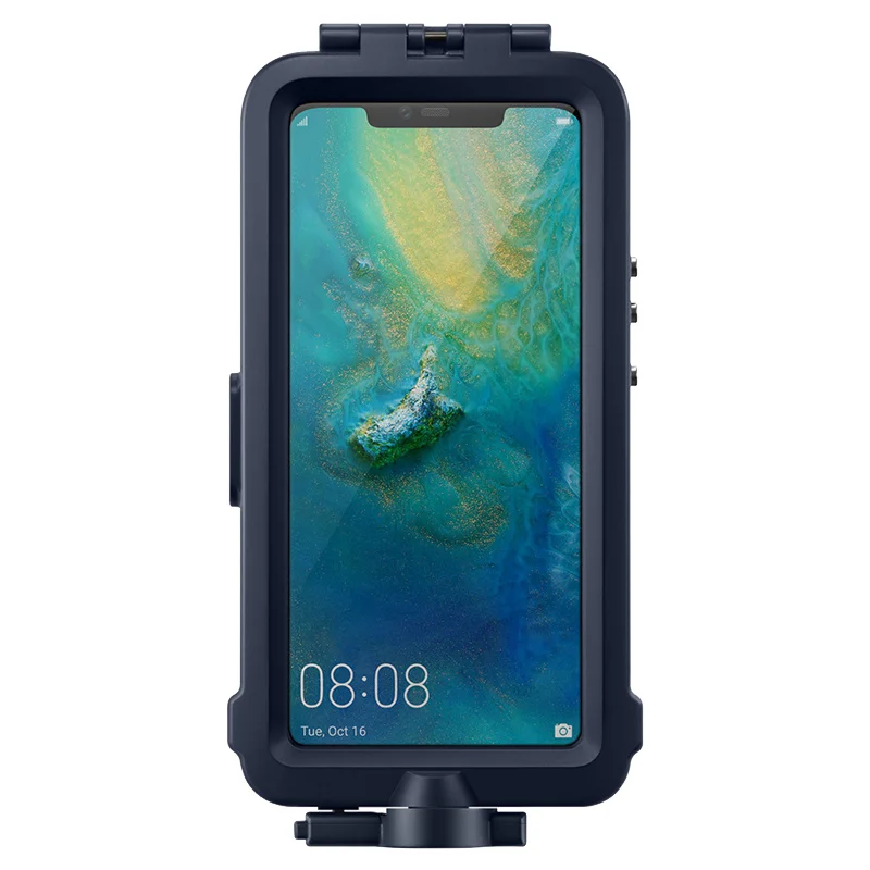 الغطس حافظة لهاتف huawei زميله 20 برو الغوص حامي حالة للماء مسؤول الأصلي Mate20 الموالية تحت الماء اطلاق النار غطاء