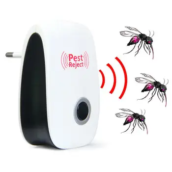 

Multi-Purpose Electronic Ultrasonic Mosquito Killer Reject Bug Mosquito Cockroach Mouse Pest Reject Magnetic Killer Repeller