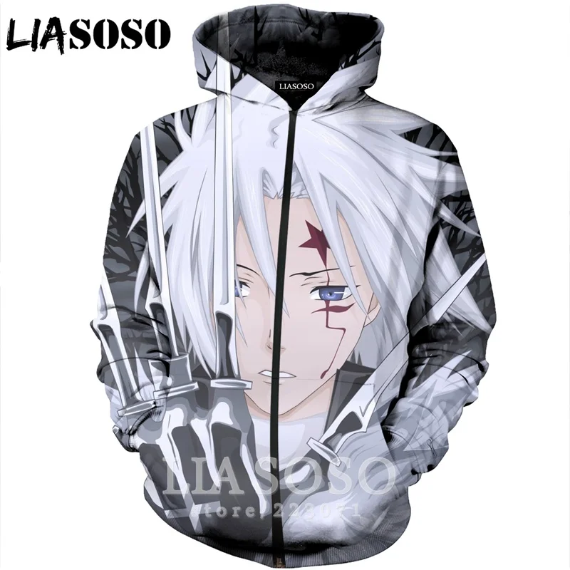 d gray man hoodie