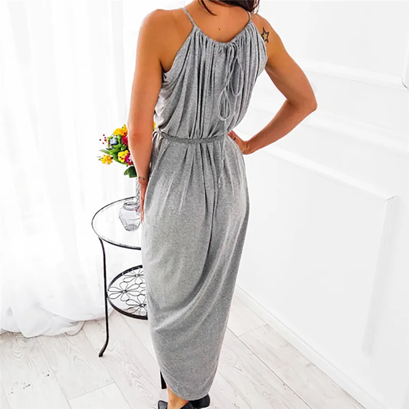 summer dress 2018 sleeveless dress long summer dress dress elegant party dresses for women vestidos dropshipping #F#50JY2510