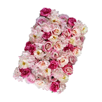 

Artificial Flower Wall Backdrops Artificial Flower Panel Wedding Venue Decor