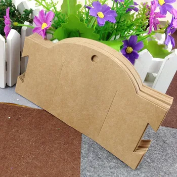 

Wholesale Hot 2015 New Blank White Hair Clip Hair band Card Jewelry Display Card If Custom Logo Will Cost Extra