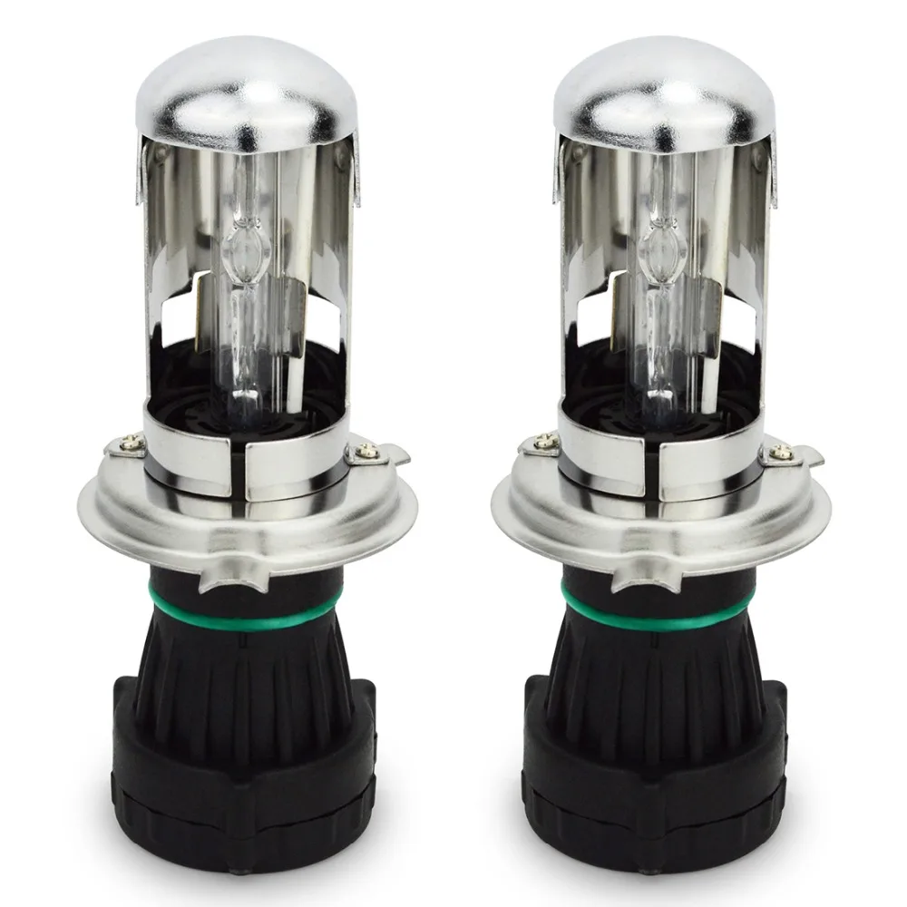 Safego DC 12V 35W H4 3 Bi xenon H4 Hi Lo Xenon HID Bulbs 4300k 5000k