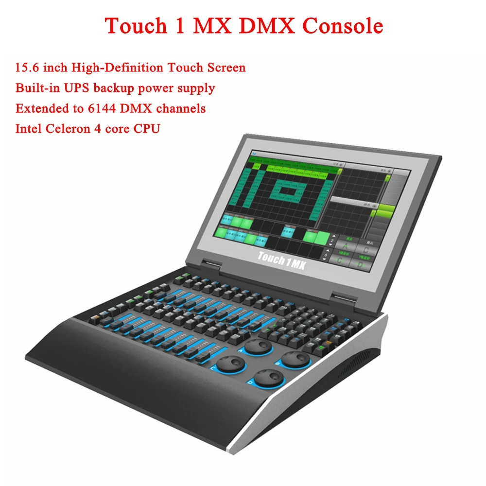 Профессиональное Сенсорное 1 MX DMX контроллер диджей оборудование 512 консоль