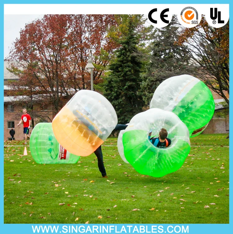 Free shipping 1.0mm PVC 1.8m diameter zorb soccer,zorb event,bubble